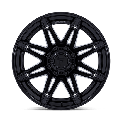 Fuel Offroad FC401 BRAWL Matte Black W/ Gloss Black Lip 22x12 -44 6x139.7mm 106.1mm
