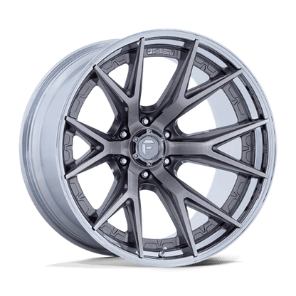 Fuel Offroad FC402 CATALYST Platinum W/ Chrome Lip 17x9 +1 6x139.7mm 106.1mm