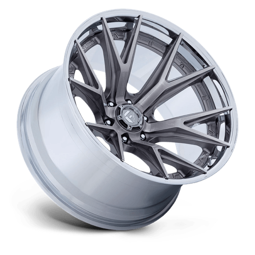Fuel Offroad FC402 CATALYST Platinum W/ Chrome Lip 24x12 -44 6x139.7mm 106.1mm