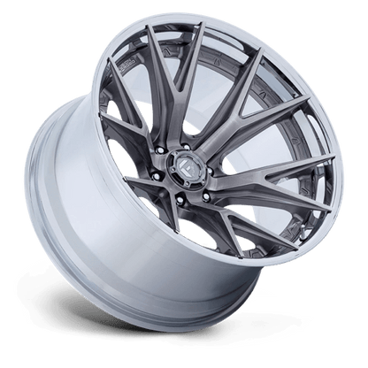 Fuel Offroad FC402 CATALYST Platinum W/ Chrome Lip 18x9 +1 6x135mm 87.1mm
