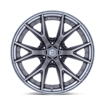 Fuel Offroad FC402 CATALYST Platinum W/ Chrome Lip 17x9 +1 6x135mm 87.1mm
