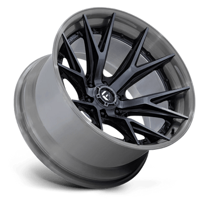 Fuel Offroad FC402 CATALYST Gloss Black Brushed Dark Tint 20x10 -18 6x139.7mm 106.1mm