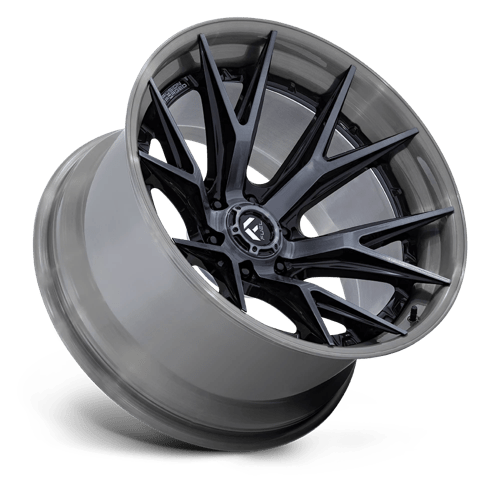 Fuel Offroad FC402 CATALYST Gloss Black Brushed Dark Tint 22x12 -44 6x135mm 87.1mm