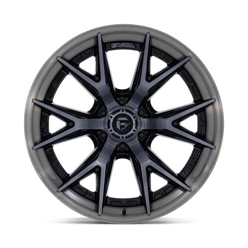 Fuel Offroad FC402 CATALYST Gloss Black Brushed Dark Tint 22x10 -18 6x135mm 87.1mm