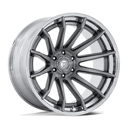 Fuel Offroad FC403 BURN Platinum W/ Chrome Lip 22x12 -44 6x139.7mm 106.1mm