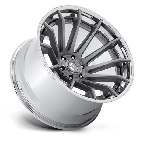 Fuel Offroad FC403 BURN Platinum W/ Chrome Lip 22x12 -44 6x139.7mm 106.1mm