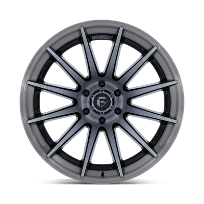 Fuel Offroad FC403 BURN Gloss Black Brushed Dark Tint 22x12 -44 5x127mm 71.5mm