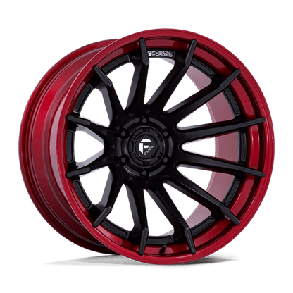 Fuel Offroad FC403 BURN Matte Black W/ Candy Red Lip 20x9 +1 6x139.7mm 106.1mm