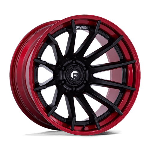 Fuel Offroad FC403 BURN Matte Black W/ Candy Red Lip 20x9 +1 5x127mm 71.5mm