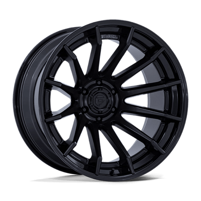 Fuel Offroad FC403 BURN Matte Black W/ Gloss Black Lip 24x12 -44 6x139.7mm 106.1mm