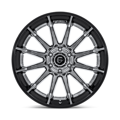 Fuel Offroad FC403 BURN Chrome W/ Gloss Black Lip 20x10 -18 6x135mm 87.1mm
