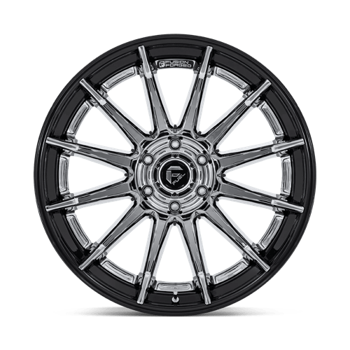 Fuel Offroad FC403 BURN Chrome W/ Gloss Black Lip 24x12 -44 6x139.7mm 106.1mm