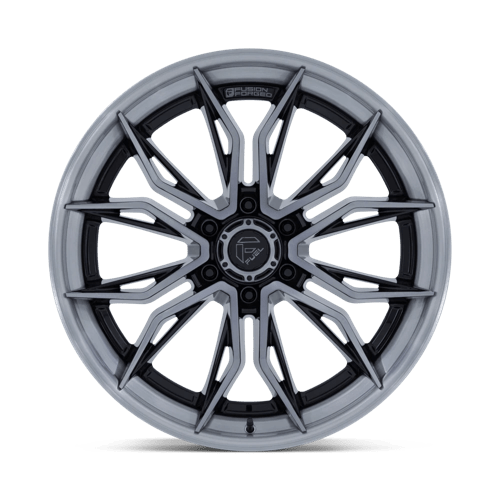 Fuel Offroad FC404 MUTINY Gloss Black Brushed Dark Tint 22x10 -18 8x165.1mm 125.1mm