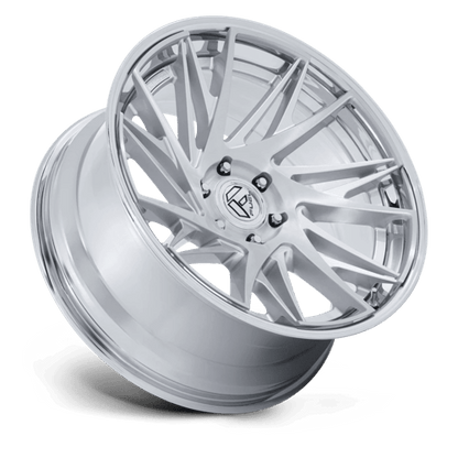 Fuel Offroad FC405 DYNAMO Gloss Silver Brushed W/ Chr-lp 20x9 +1 5x127mm 71.5mm