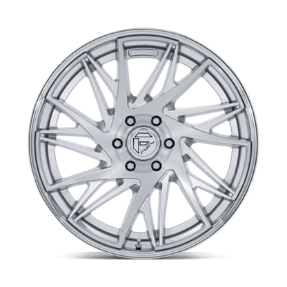 Fuel Offroad FC405 DYNAMO Gloss Silver Brushed W/ Chr-lp 20x9 +1 5x127mm 71.5mm
