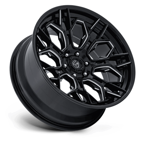 Fuel Offroad FC409 HIVE Gloss Black Milled 22x10 -18 6x135mm 87.1mm