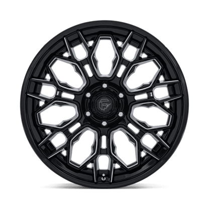 Fuel Offroad FC409 HIVE Gloss Black Milled 22x9.5 +20 6x139.7mm 106.1mm