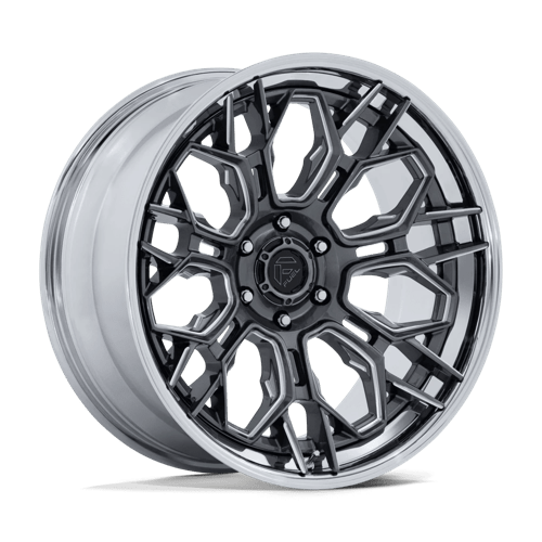 Fuel Offroad FC409 HIVE Gloss Gunmetal W/ Chrome Lip 20x9 +1 6x139.7mm 106.1mm