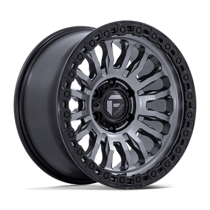 Fuel Offroad FC857 RINCON Matte Gunmetal W/ M-black Lip 17x9 +25 6x139.7mm 106.1mm