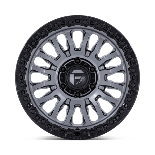 Fuel Offroad FC857 RINCON Matte Gunmetal W/ M-black Lip 17x9 +25 6x139.7mm 106.1mm