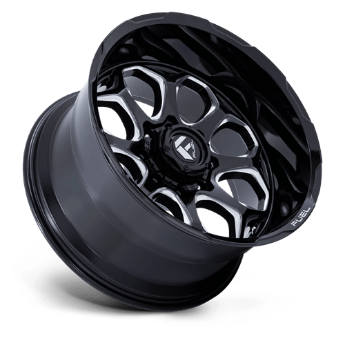 Fuel Offroad FC862 SCEPTER Gloss Black Milled 20x10 -18 5x127mm 71.5mm