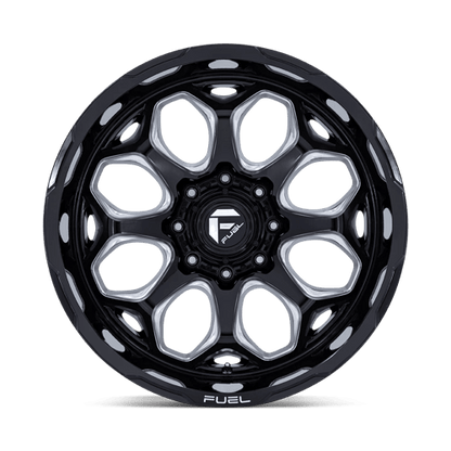 Fuel Offroad FC862 SCEPTER Gloss Black Milled 22x12 -44 8x170mm 125.1mm