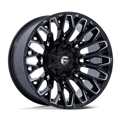 Fuel Offroad FC865 STRIKE Gloss Black Milled 22x10 -18 8x165.1mm 125.1mm