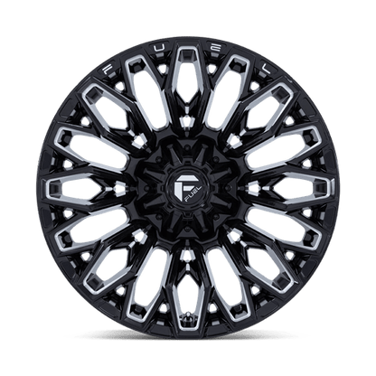 Fuel Offroad FC865 STRIKE Gloss Black Milled 22x10 -18 6x114.3|6x139.7mm 78.1mm
