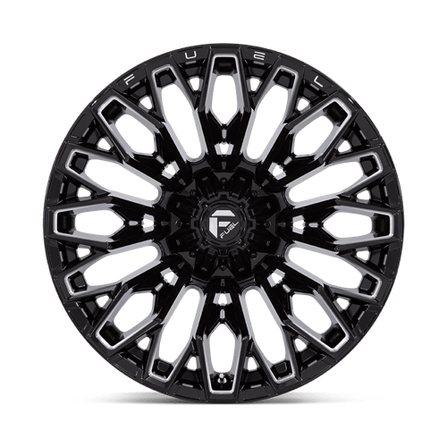 Fuel Offroad FC865 STRIKE Gloss Black Milled 22x12 -44 5x127|5x135mm 87.1mm