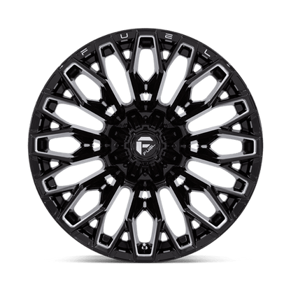 Fuel Offroad FC865 STRIKE Gloss Black Milled 22x12 -44 5x127|5x139.7mm 87.1mm