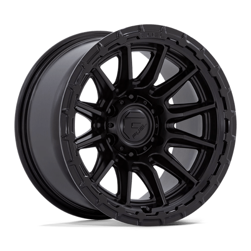 Fuel Offroad FC866 PISTON Blackout W/ Gloss Black Lip 20x10 -18 5x127mm 71.5mm