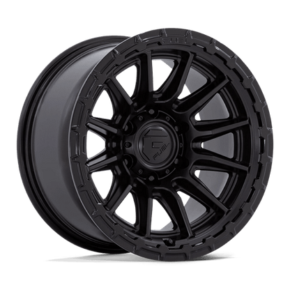 Fuel Offroad FC866 PISTON Blackout W/ Gloss Black Lip 22x10 -18 5x127mm 71.5mm