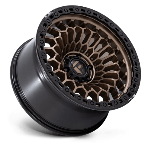 Fuel Offroad FC870 SINISTER Matte Bronze W/ M-blk Lip 20x10 -18 6x139.7mm 106.1mm