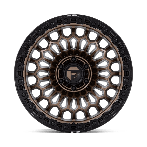 Fuel Offroad FC870 SINISTER Matte Bronze W/ M-blk Lip 20x9 +1 5x127mm 78.1mm
