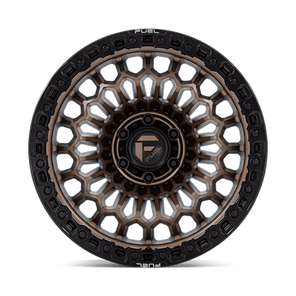 Fuel Offroad FC870 SINISTER Matte Bronze W/ M-blk Lip 20x9 +1 5x127mm 78.1mm
