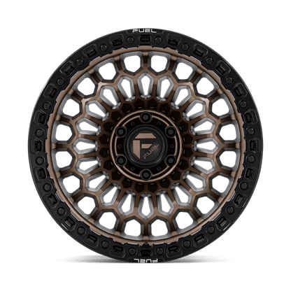 Fuel Offroad FC870 SINISTER Matte Bronze W/ M-blk Lip 20x9 +1 6x139.7mm 106.1mm
