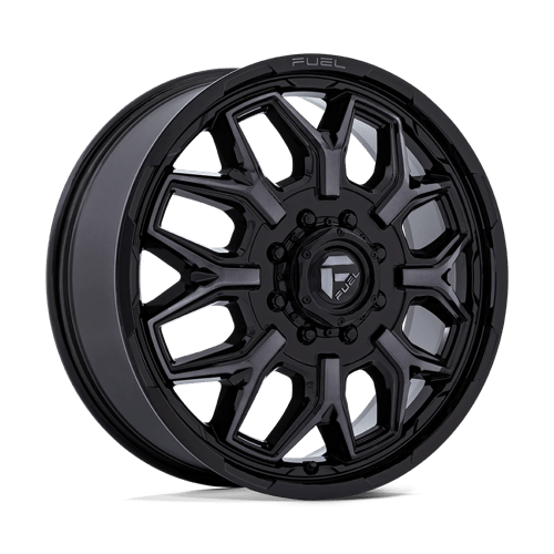 Fuel Offroad D875 FLUX DUALLY Gloss Black Brush Fc Gray Dddt 20x8.25 +104 8x165.1mm 121.5mm