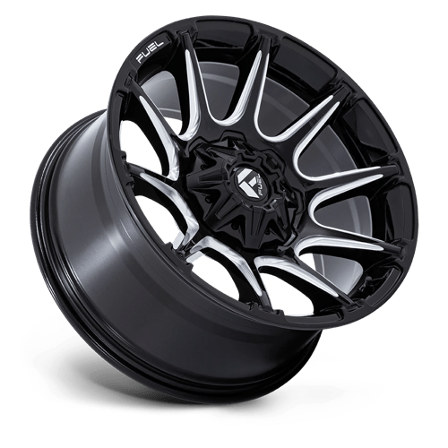 Fuel Offroad FC880 SUPER C Gloss Black Milled 22x10 -18 8x180mm 124.2mm