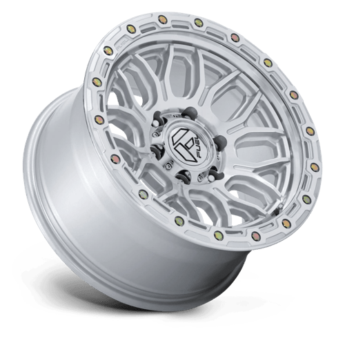 Fuel Offroad FC881 SURGE Gloss Silver W/ Machined Face 20x10 -18 8x165.1mm 125.1mm