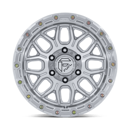 Fuel Offroad FC881 SURGE Gloss Silver W/ Machined Face 18x9 +20 8x170mm 125.1mm