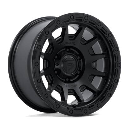 Fuel Offroad FC884 FORTRESS Matte Black W/ Gloss Black Lip 18x9 +20 6x120mm 66.9mm