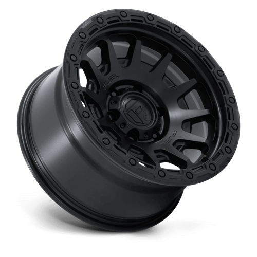 Fuel Offroad FC884 FORTRESS Matte Black W/ Gloss Black Lip 17x9 -12 6x135mm 87.1mm