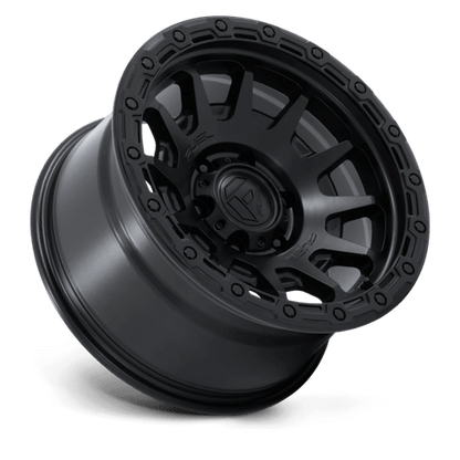 Fuel Offroad FC884 FORTRESS Matte Black W/ Gloss Black Lip 17x9 -12 6x135mm 87.1mm