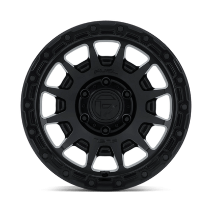 Fuel Offroad FC884 FORTRESS Matte Black W/ Gloss Black Lip 18x9 +20 6x120mm 66.9mm