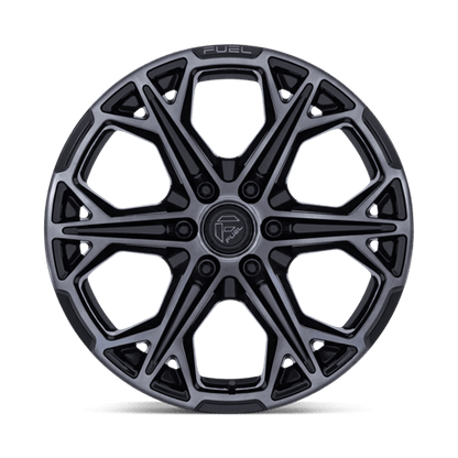 Fuel Offroad FC886 HAMMERHEAD Gloss Black Dark Tinted Clear 22x10 -18 6x139.7mm 106.1mm