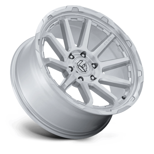Fuel Offroad FC887 CIRCUIT Gloss Silver W/ Machined Face 17x9 -12 6x139.7mm 106.1mm