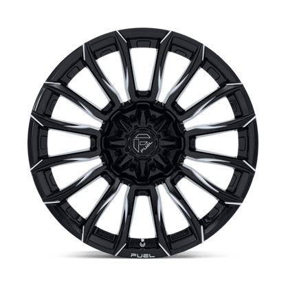 Fuel Offroad FC889 BLADE Gloss Black Milled 22x9 +20 8x180mm 124.2mm