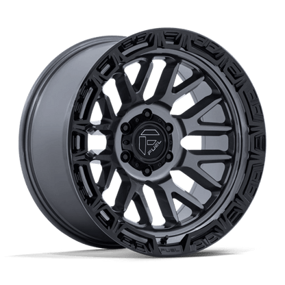 Fuel Offroad FC890 RAIL Gloss Gunmetal W/ G-blk Lip 17x9 +1 6x135mm 87.1mm
