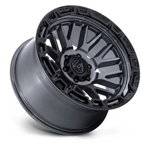 Fuel Offroad FC890 RAIL Gloss Gunmetal W/ G-blk Lip 20x9 +1 6x135mm 87.1mm