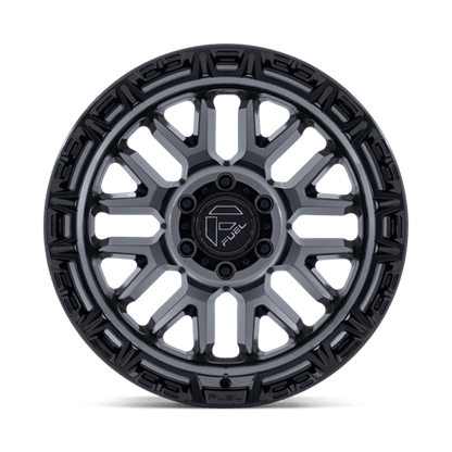 Fuel Offroad FC890 RAIL Gloss Gunmetal W/ G-blk Lip 20x9 +1 5x127mm 71.5mm